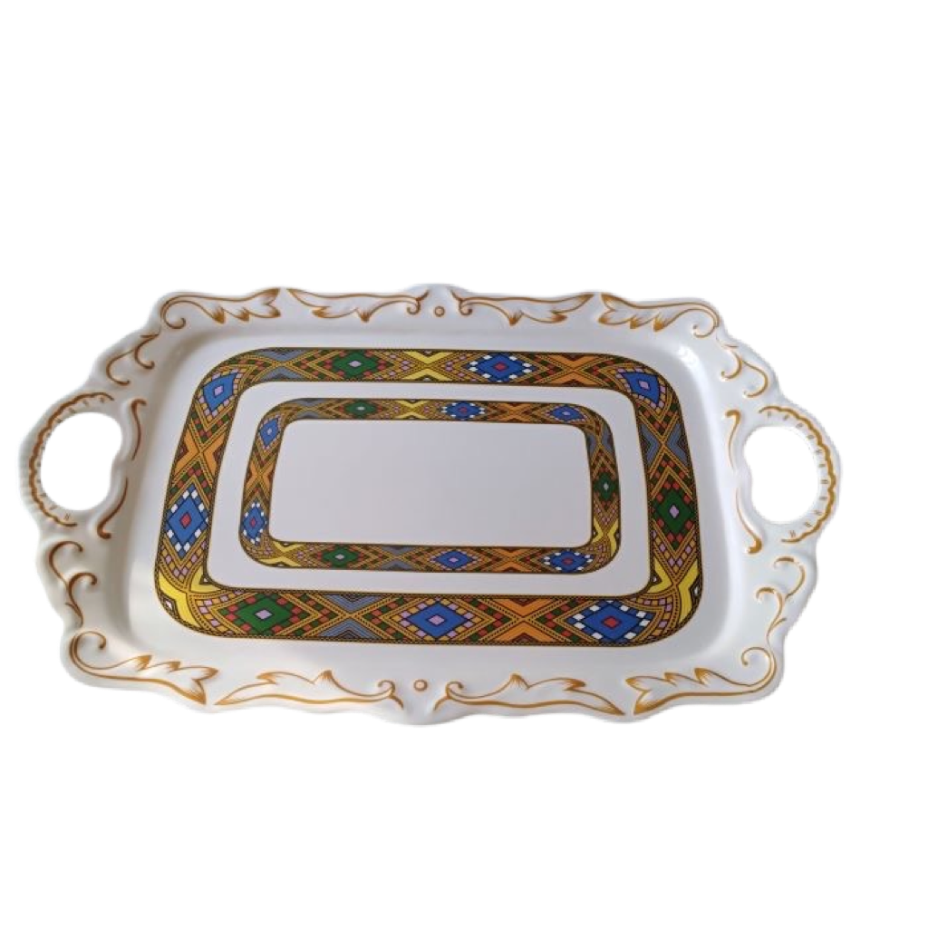 Serving Tray Embossed (Large Telet) Selamta L.L.C